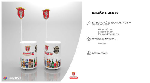 BALCÃO CILINDRO - GRUPO HSD