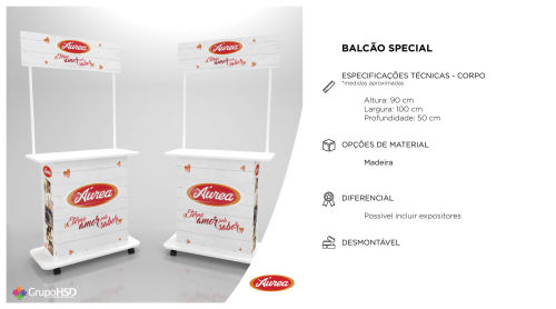 BALCÃO SPECIAL - GRUPO HSD