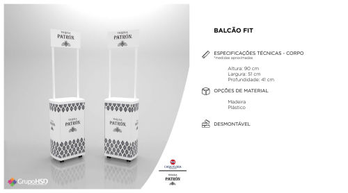 BALCÃO FIT - GRUPO HSD