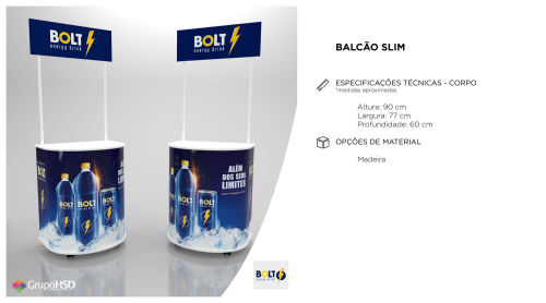 BALCÃO SLIM - GRUPO HSD