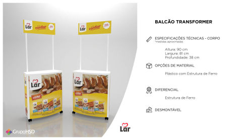 BALCÃO TRANSFORMER - GRUPO HSD