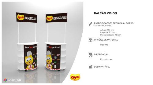 BALCÃO VISION - GRUPO HSD